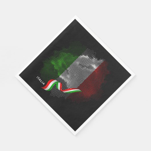 Italian flag servet (Hoek)