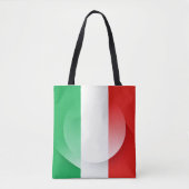 Italian Flag Shoulder Tote – Stylish Patriotic Bag Tote Bag (Voorkant)