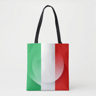 Italian Flag Shoulder Tote – Stylish Patriotic Bag Tote Bag