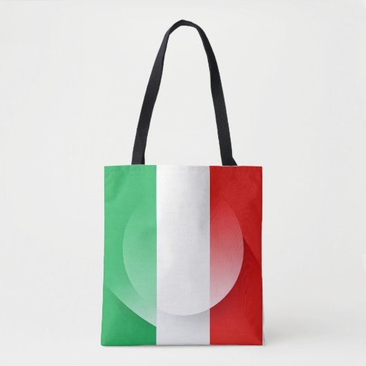 Italian Flag Shoulder Tote – Stylish Patriotic Bag Tote Bag (Voorkant)