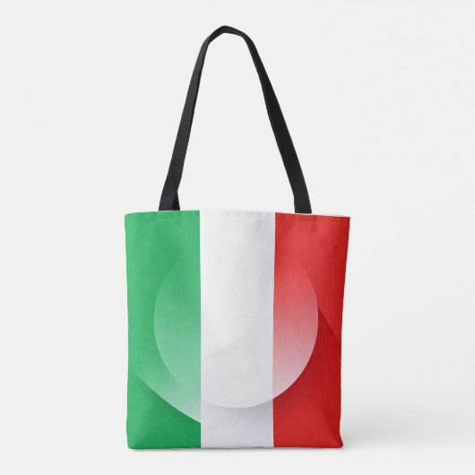 Italian Flag Shoulder Tote – Stylish Patriotic Bag Tote Bag (Achterkant)