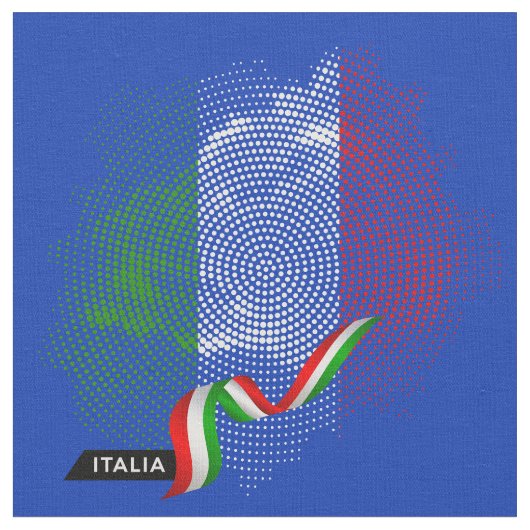 Italian flag stof (Close Up)