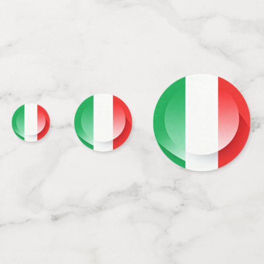 Italian Flag Table Confetti – Festive Party Decor (Achterkanten)