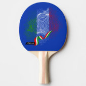 Italian flag tafeltennisbatje (Voorkant)