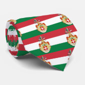 Italian Flag with insignia of the Kingdom of Italy Stropdas (Opgerold)