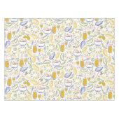Italian Food Pattern Tafelkleed (Voorkant (Horizontaal))
