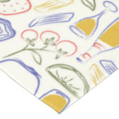 Italian Food Pattern Tafelkleed (Gekanteld)