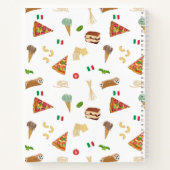 Italian Food Pizza Pasta Family Nonna Recipe Notitieboek (Achterkant)