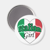 Italian Girl Magneet (Voorkant / Achterkant)