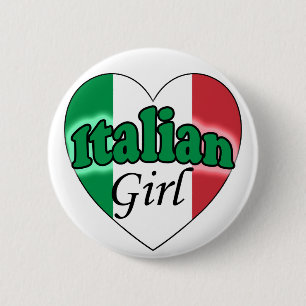 Italian Girl Ronde Button 5,7 Cm