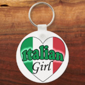 Italian Girl Sleutelhanger (Voorkant)
