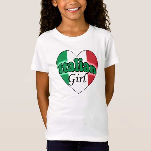 Italian Girl T-shirt (Voorkant)