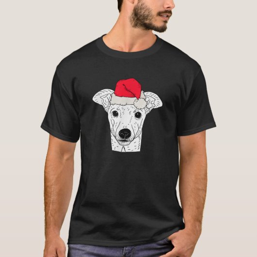 Italian Greyhound Christmas Funny Birthday Dog Lov T-shirt (Voorkant)