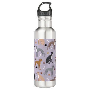 Italian Greyhound Dog Bones and Paws Waterfles