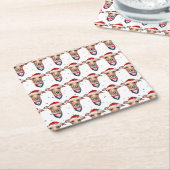 Italian Greyhound Dog Breed Christmas Kartonnen Onderzetters (Schuin)