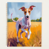 Italian Greyhound Dog Painting Pet Planner (Voorkant)
