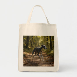 Italian Greyhound Elegant Grocery Canvas tas