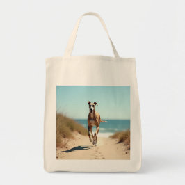 Italian Greyhound Elegant Grocery Canvas tas