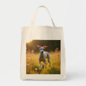 Italian Greyhound Elegant Grocery Canvas tas (Voorkant)