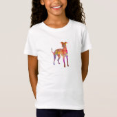 Italian Greyhound in watercolor T-shirt (Voorkant)