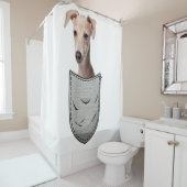 Italian Greyhound Whippet Chest Pocket For Dog Own Douchegordijn (In situ)