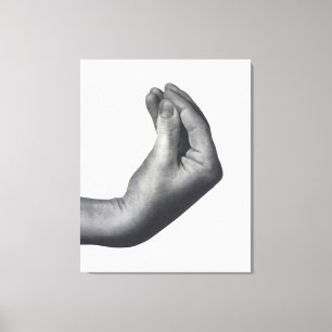 Italian Hand Canvas Afdruk