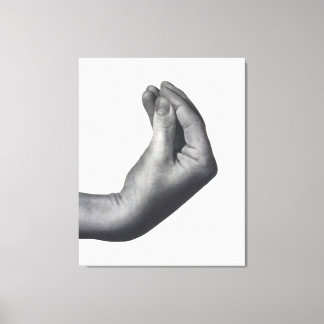 Italian Hand Canvas Afdruk