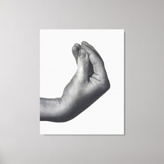 Italian Hand Canvas Afdruk (Voorkant)