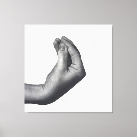 Italian Hand Canvas Afdruk (Voorkant)