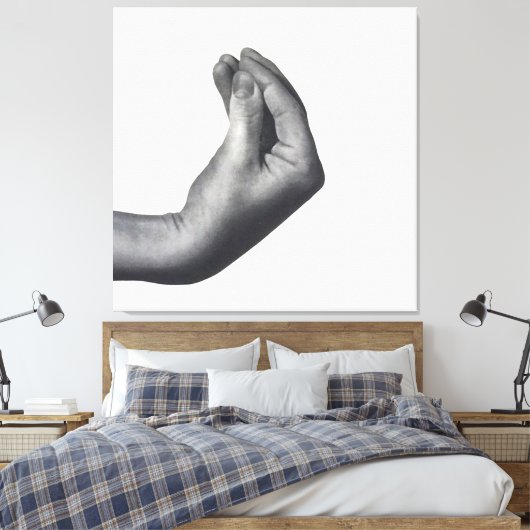 Italian Hand Canvas Afdruk (Insitu (Slaapkamer))