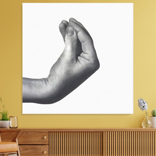 Italian Hand Canvas Afdruk (Insitu (Woonkamer))