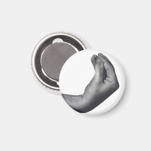 Italian Hand Magneet (Voorkant / Achterkant)