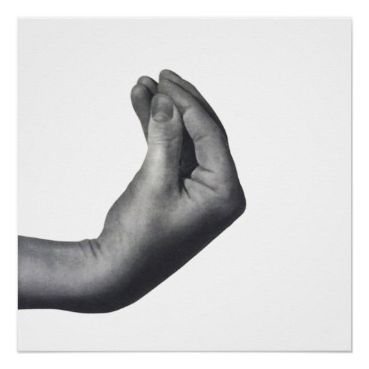 Italian Hand Perfect Poster (Voorkant)