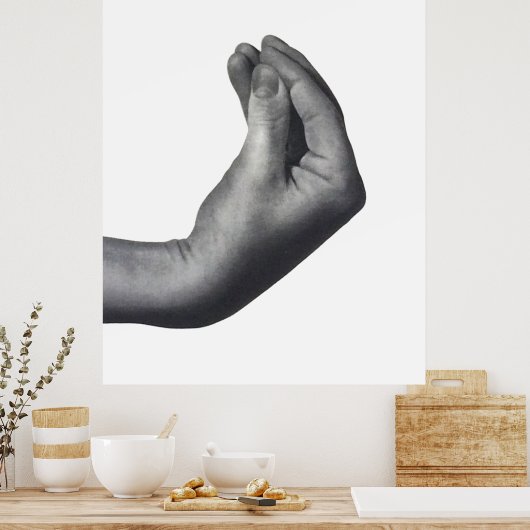 Italian Hand Poster (Keuken)