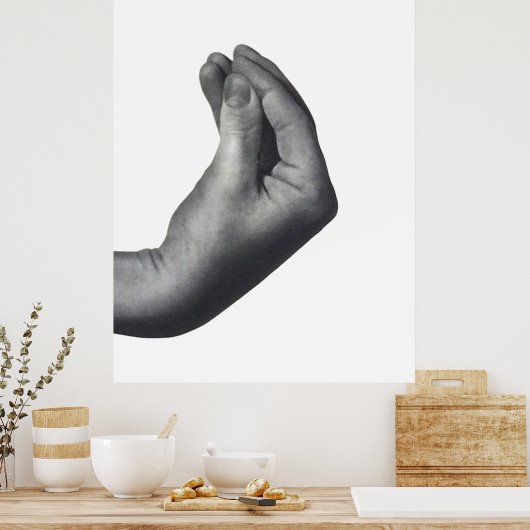 Italian Hand Poster (Keuken)