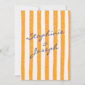 Italian Hand Written Painted save the date Kaart (Achterkant)