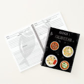 Italian Kitchen Recipe Chalkboard Food Journal Notitieboek (Binnen)