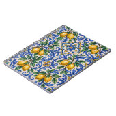 Italian Lemon Azulejo Tile Notitieboek (Linkerzijde)