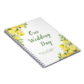 Italian Lemon Greenery Lijst Wedding Planner Notitieboek (Rechterzijde)
