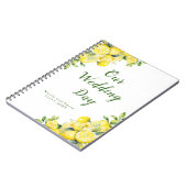 Italian Lemon Greenery Lijst Wedding Planner Notitieboek (Linkerzijde)