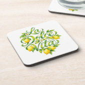 Italian Lemon La Dolce Vita Bier Onderzetter (Linkerzijde)