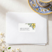 Italian Lemon Return Address Label