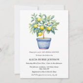 Italian Lemon Tree Amalfi Coast Vrijgezellenfeest Kaart (Voorkant)