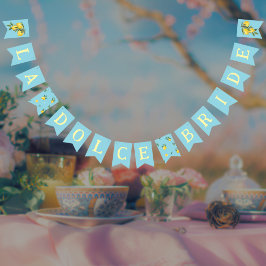 Italian Lemons Blue La Dolce Bride Vrijgezellenfee Vlaggetjes