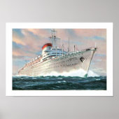 Italian Line's Augustus Poster (Voorkant)