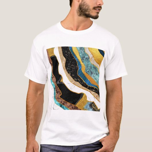 italian marble t-shirt (Voorkant)