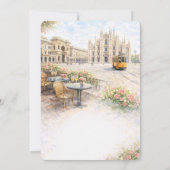 Italian Milan That’s Amore Bridal Shower Kaart (Achterkant)