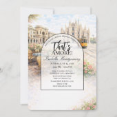 Italian Milan That’s Amore Bridal Shower Kaart (Voorkant)