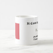 Italian Mug with Flag and Beginning of Anthem Koffiemok (Center)