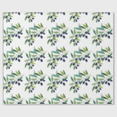 Italian Olive Branch Cadeaupapier (Vlak)